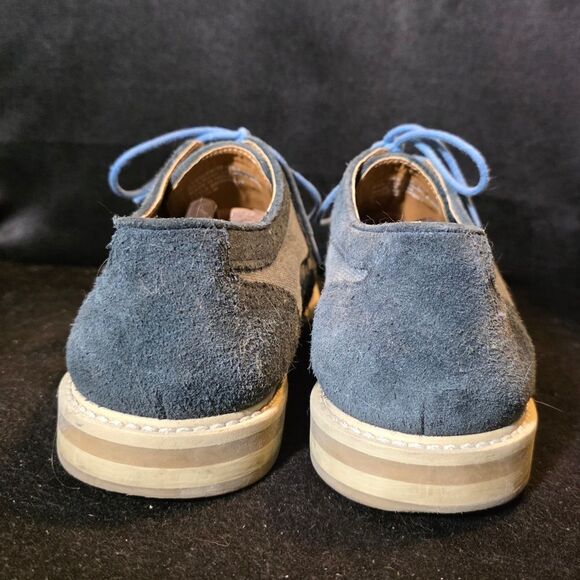Men\'s Blue Suede Oxford Shoes main image 8